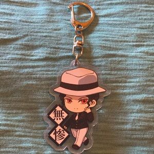 🍒🍒 Demon Slayer Anime: Muzan Kibutsuji Charm Keychain
